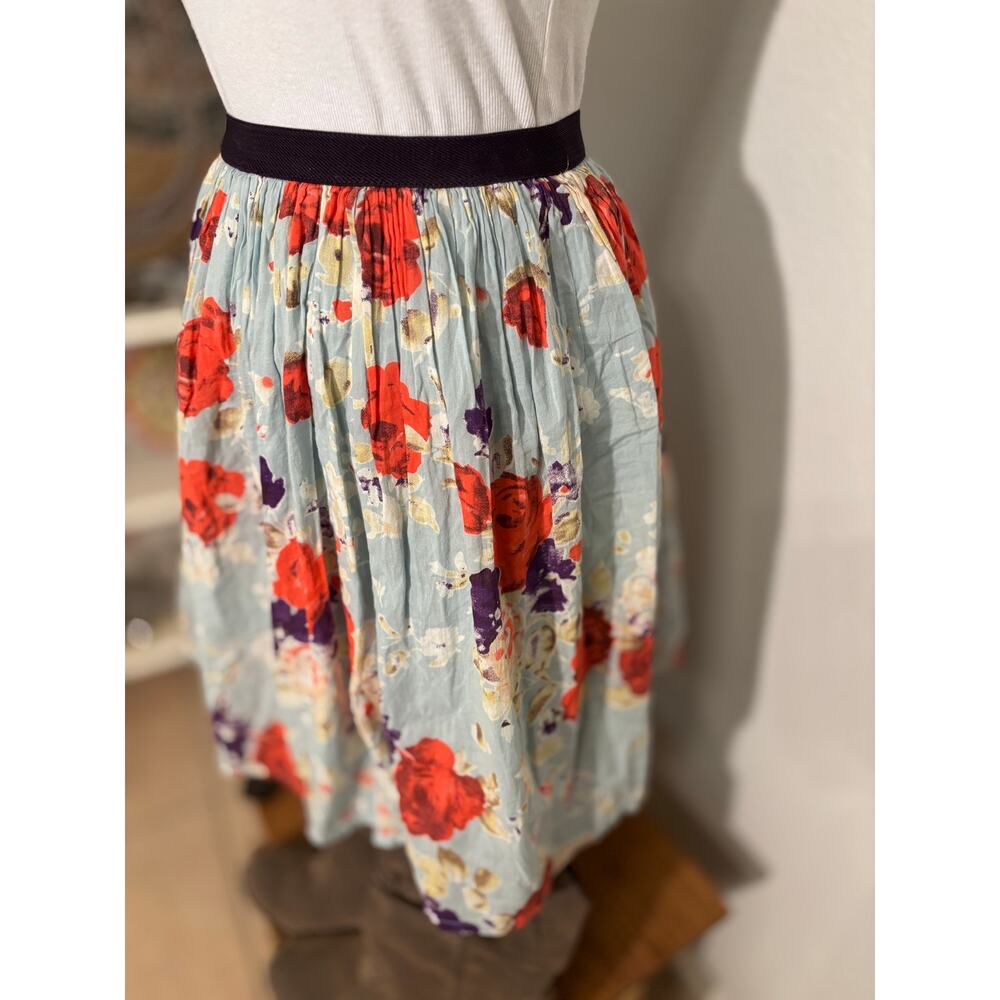 GINA TRICOT French Garden 100% Cotton Flounce skirt - Picture 6 of 7